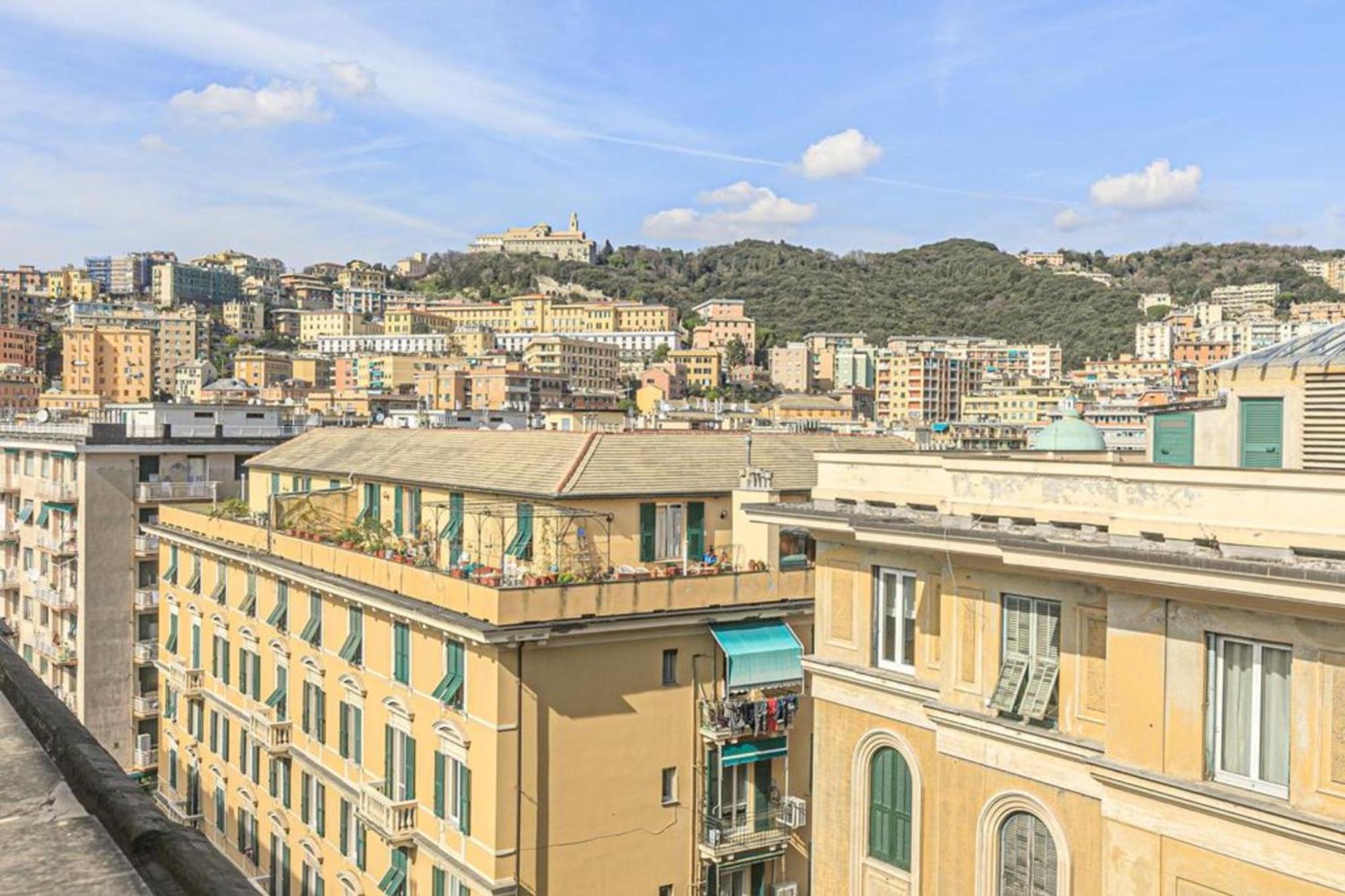 Plein Ciel - Attico Vicino Al Centro - Parcheggio Privato Leilighet Genova Eksteriør bilde